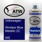 Preview: Volkswagen, Windsor Blue Metallic 2C, WS: 400ml Sprühdose, von ATW Autoteile West.